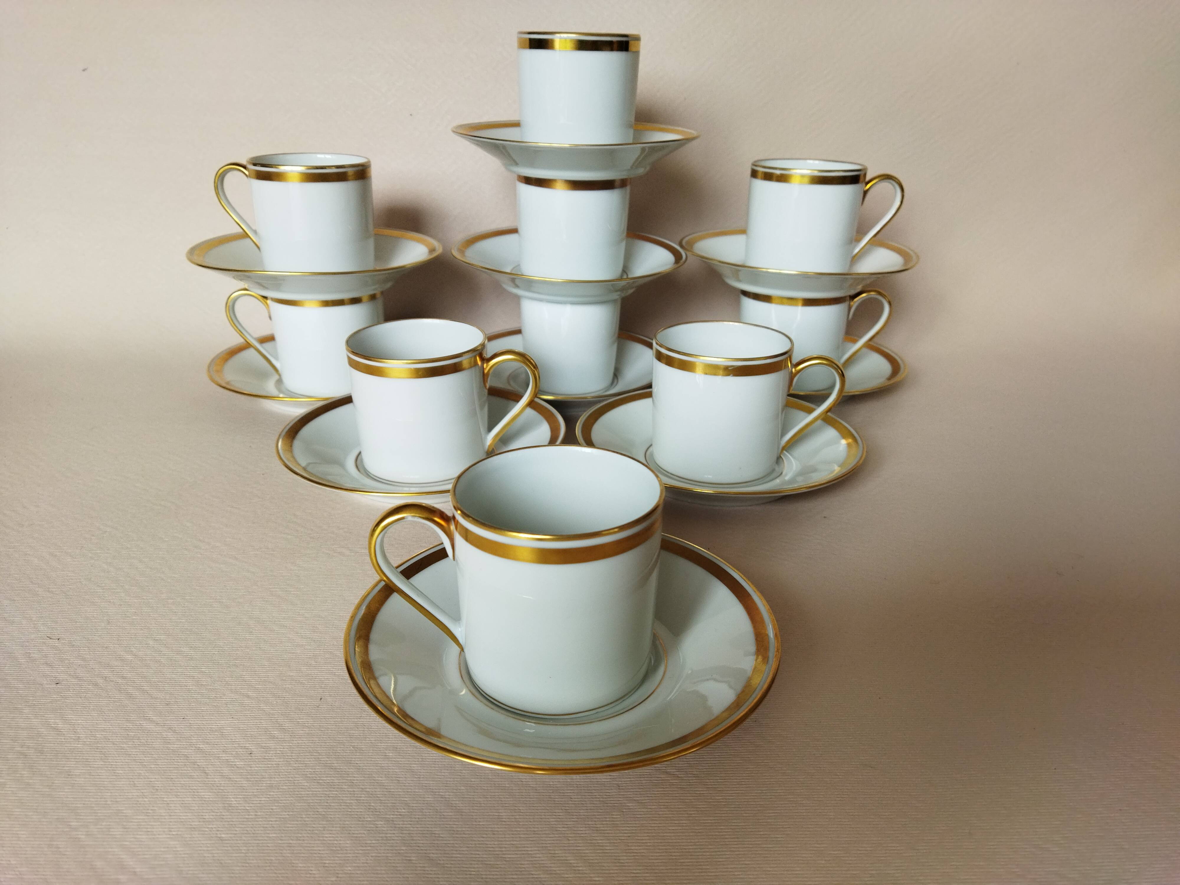 10 Ahrenfeldt Limoges coffee cups