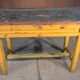 Old school desk made of Burmese teak.