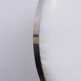 White skai chair and chrome legs