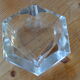 Set of polish crystal ashtrays as of cards
