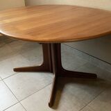 Baumann teak table in Scandinavian style circa 1960 extendable