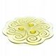 K4R Huta Józefina Assiette Citron ART DÉCO