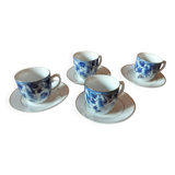 Lot de 4 tasses  et soucoupes Romania