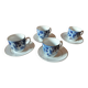 Lot de 4 tasses  et soucoupes Romania