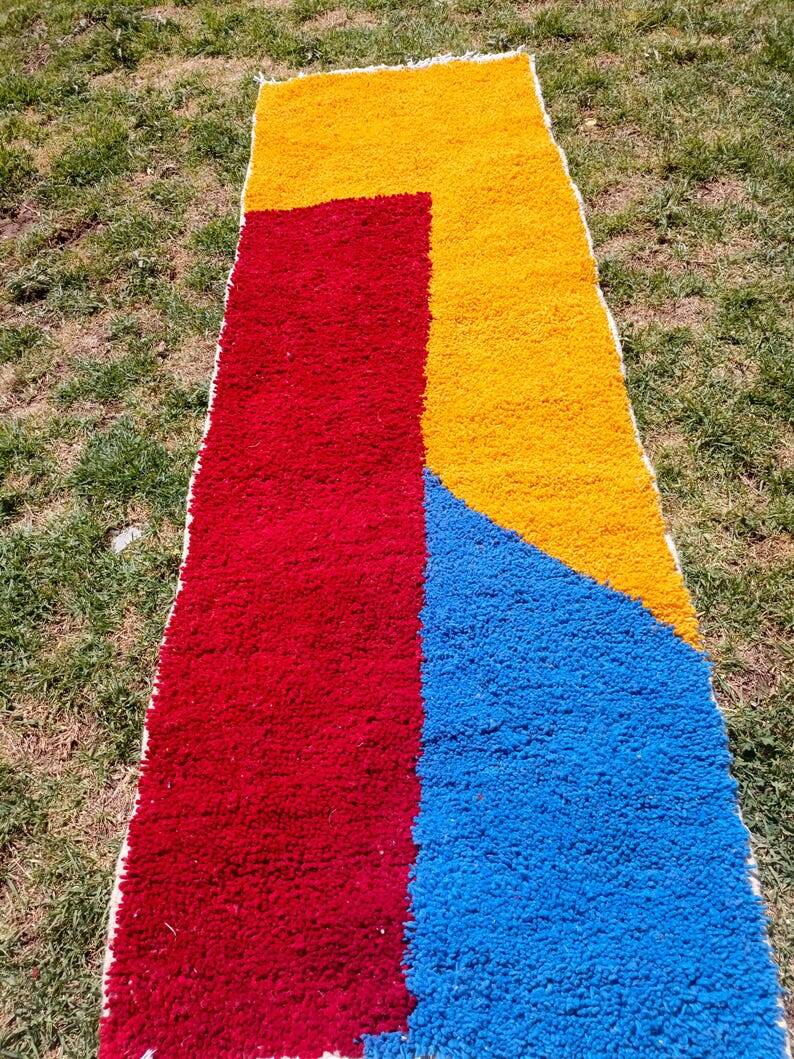 Handmade hallway rug 300cm x 80cm