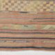 Tapis Kilim en laine tissé main, tons terreux doux, 6 x 11 cm, 169 x 321 cm
