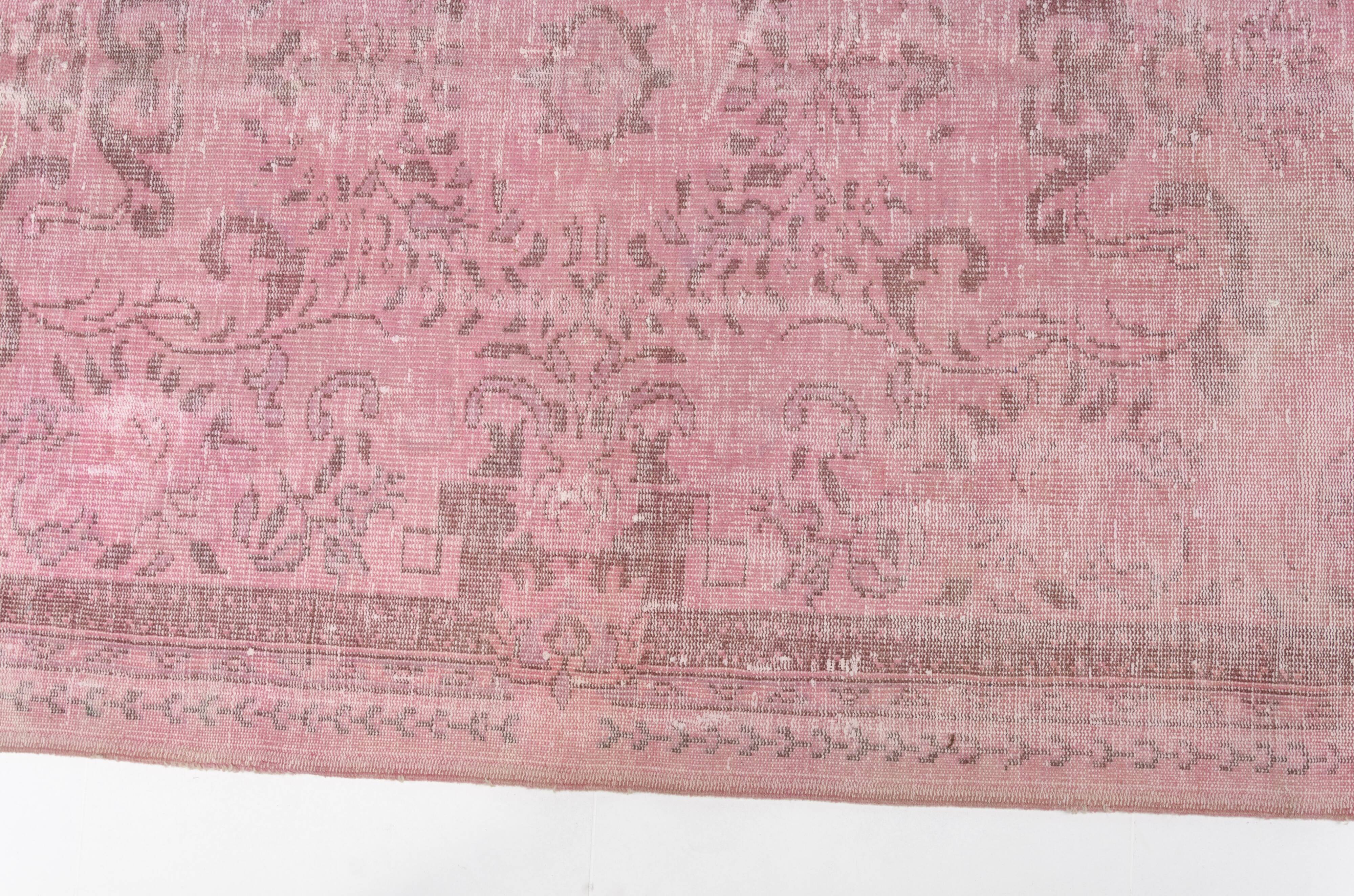 Vintage Turkish Pink Carpet SKU-V724