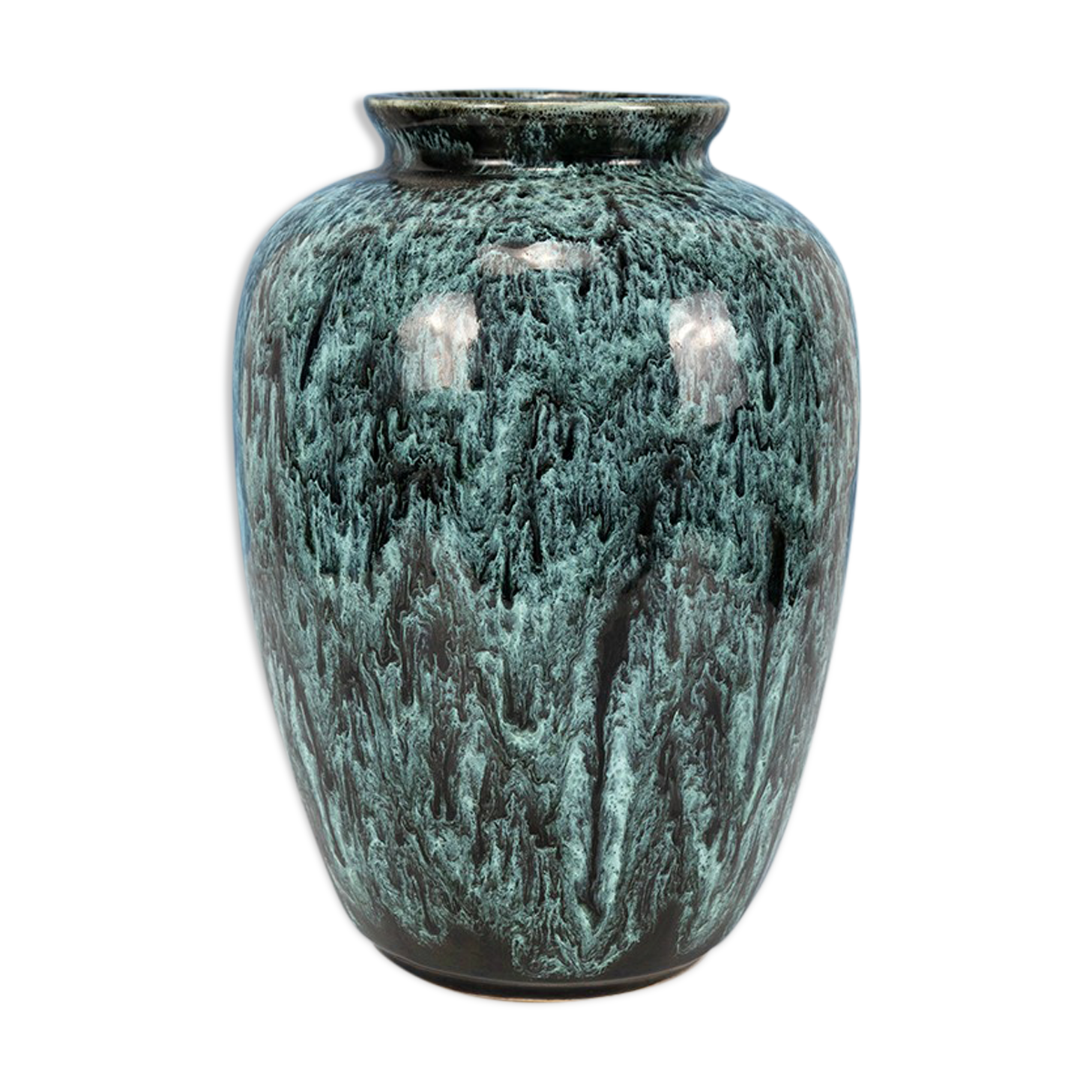Marbled vintage vase