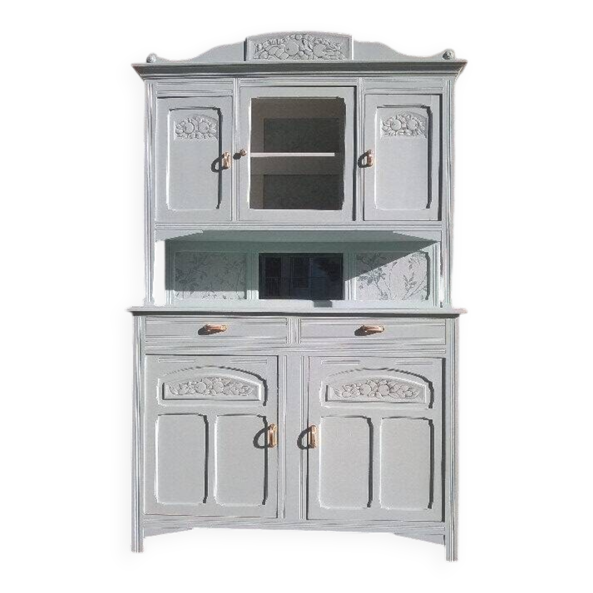 1930s sideboard/china cabinet. - Vintage sideboards and buffets