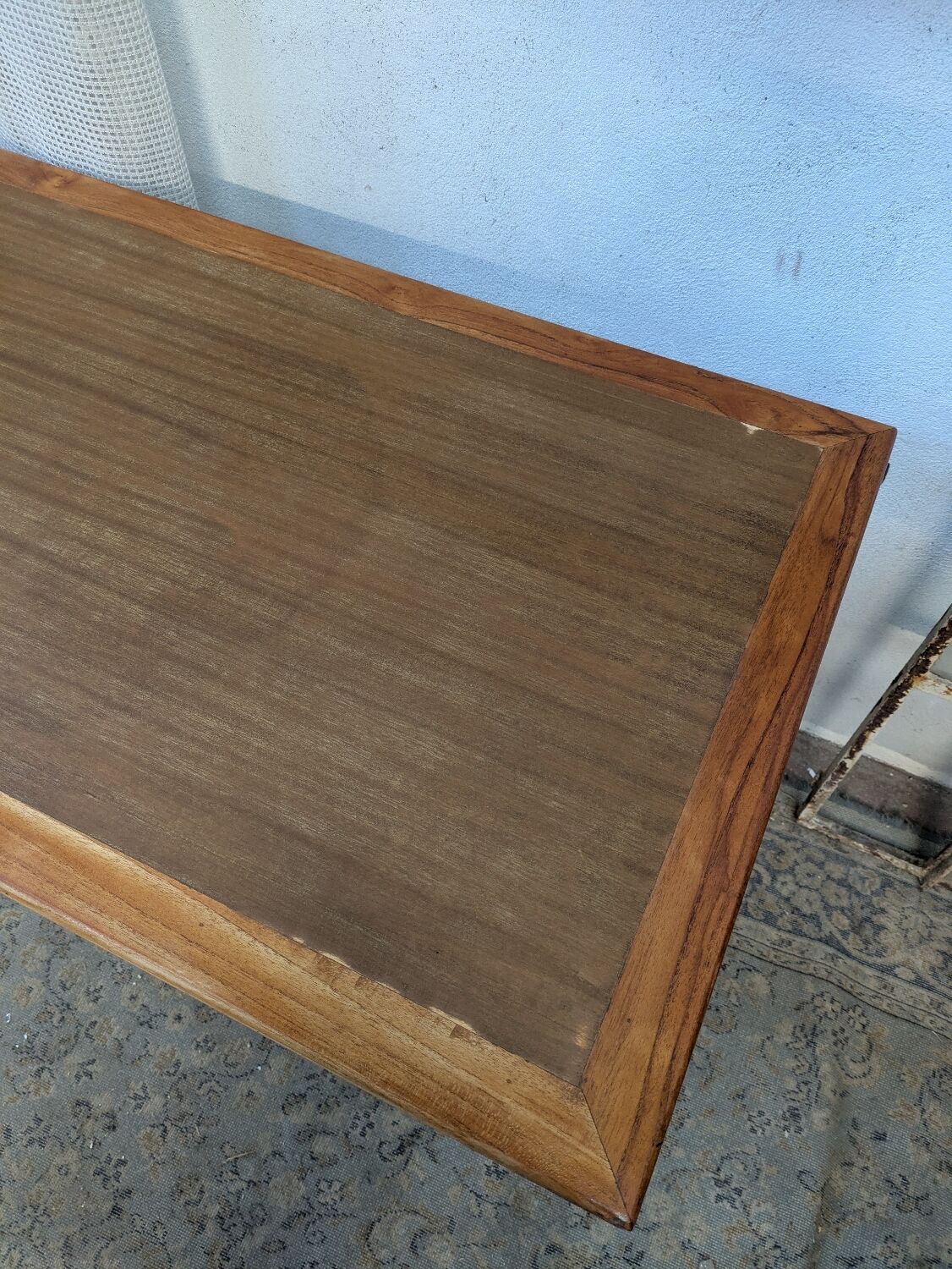 Wooden bistro table