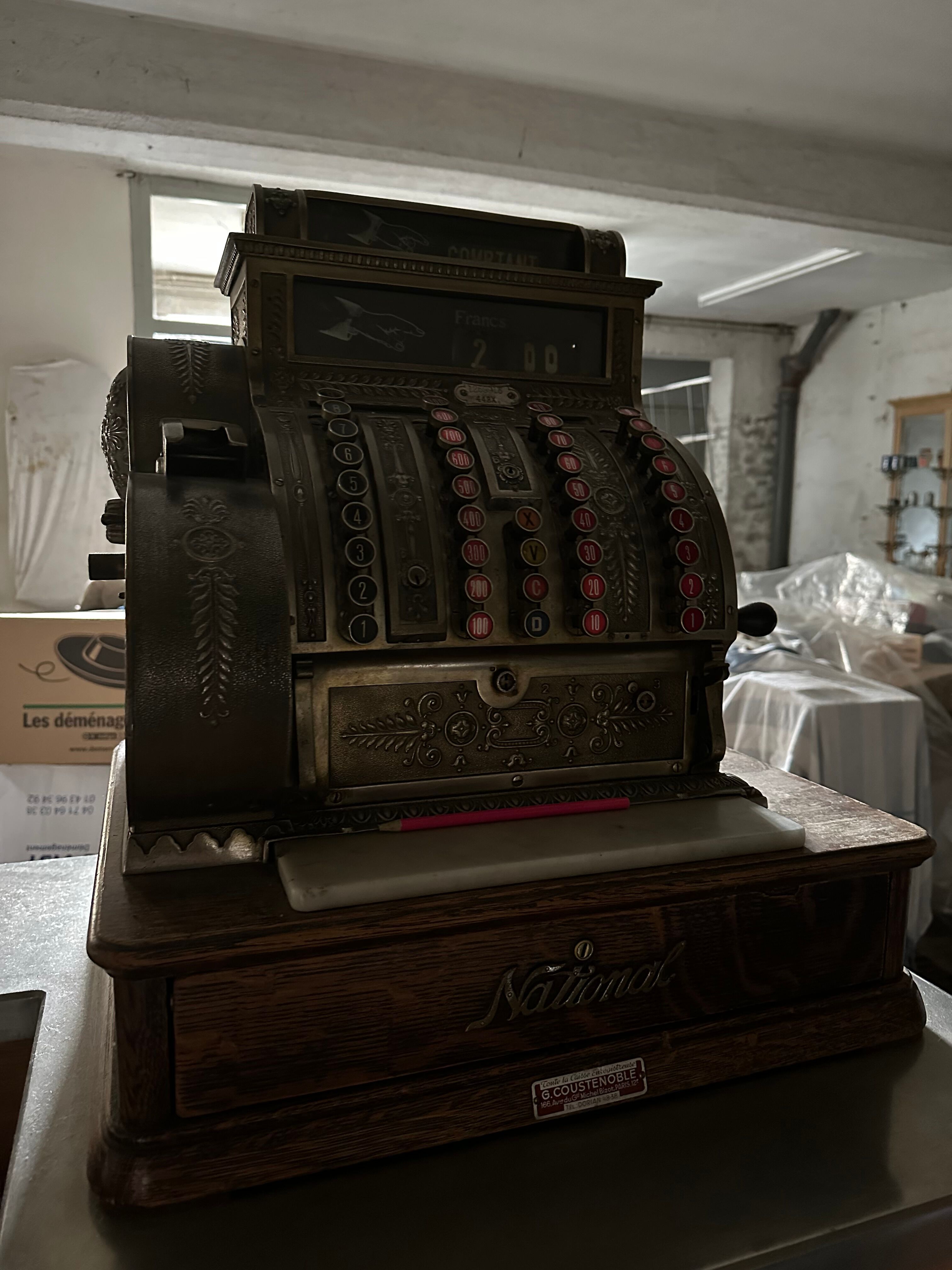 Ancienne caisse enregistreuse - Collection