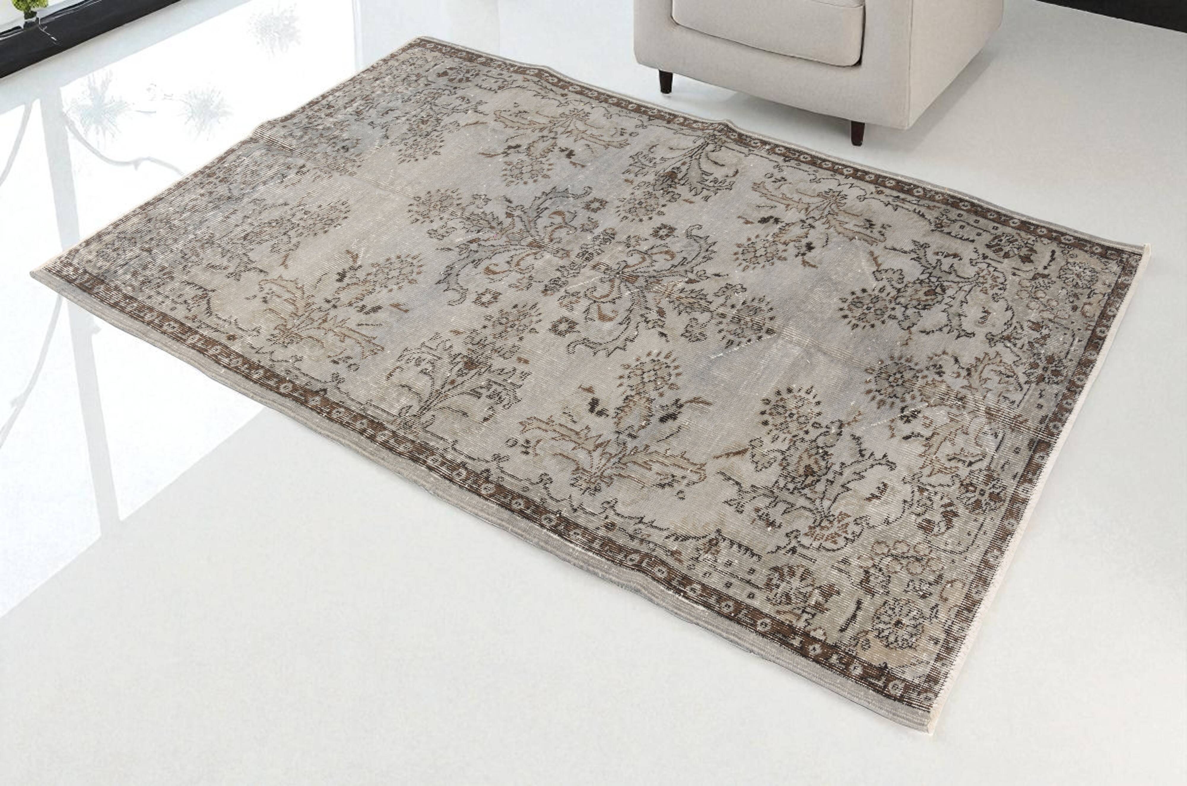 Vintage Turkish Wool Handknotted RUG sku v9