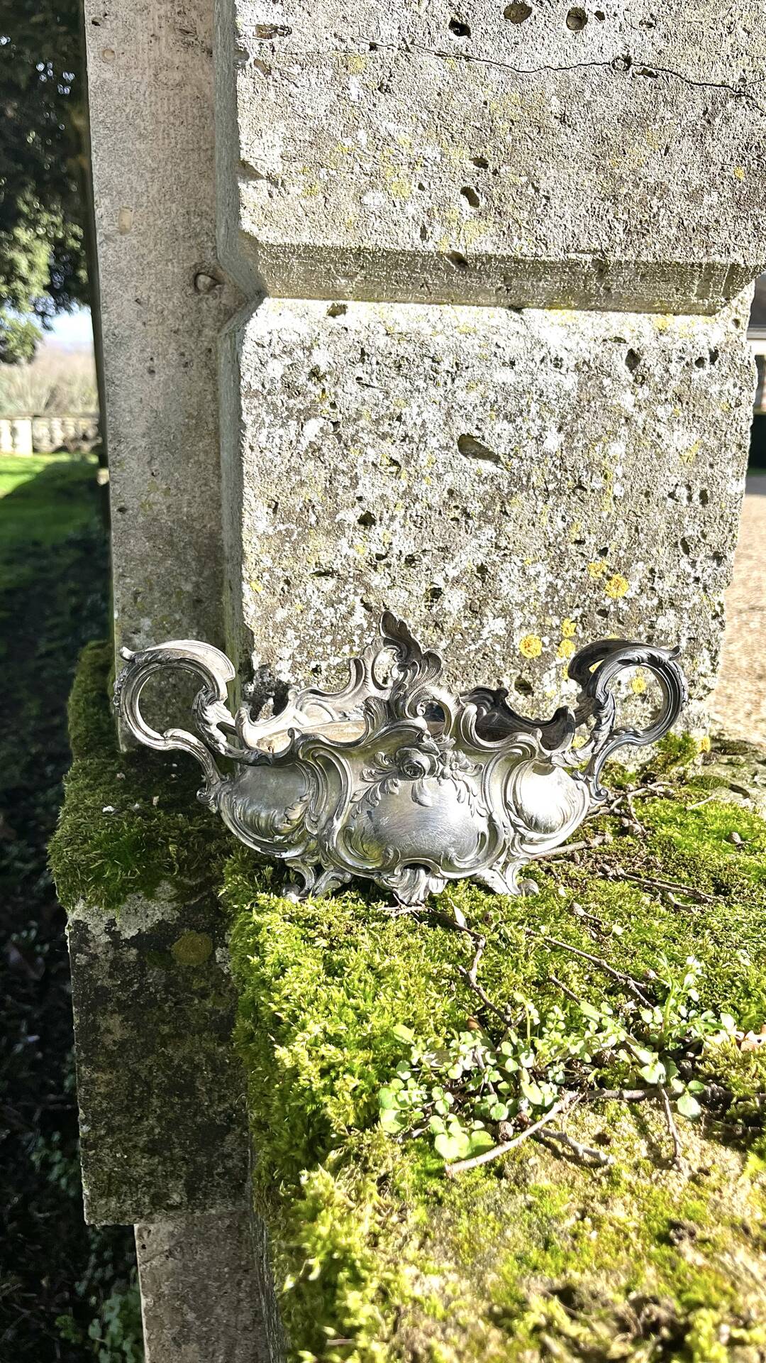 Silver Plated Jardinière, French Art Nouveau Centrepiece