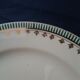Flat plate in earthenware of Digoin Sarreguemines model Arcole diam 23,5 cm