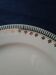 Flat plate in earthenware of Digoin Sarreguemines model Arcole diam 23,5 cm