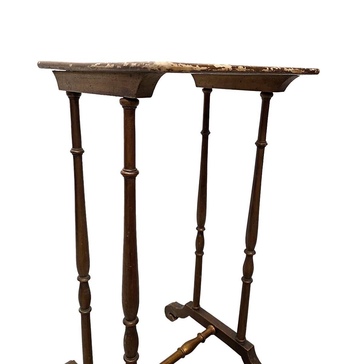French Art Nouveau Japanese Style Flower Table, early 1900s