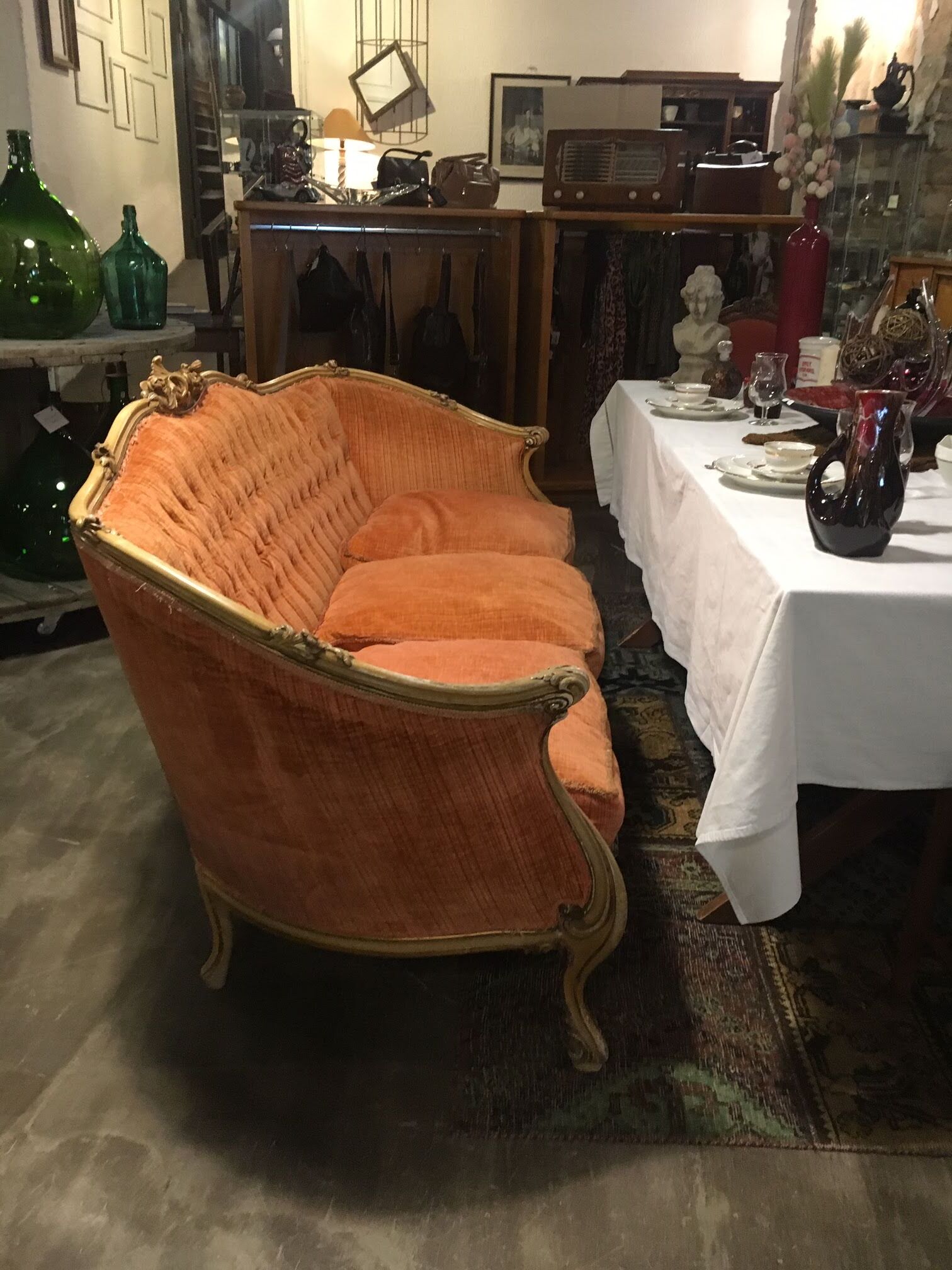 3-seater sofa style Louis XV