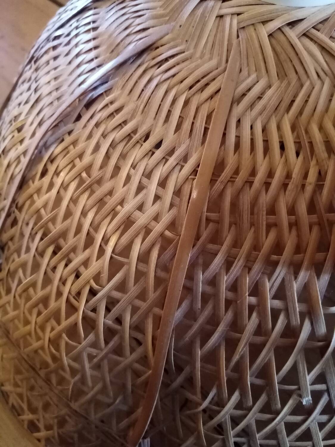 Relux Italy wicker flower pendant light