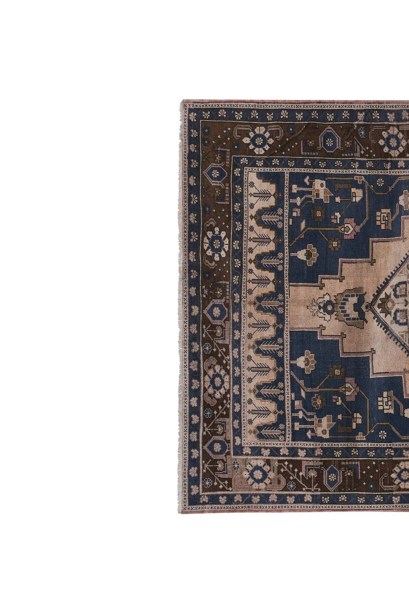Vintage Turkish rug handmade 194x320 cm