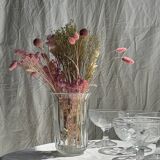 Set of 9 vintage ice cream cups with fruit patterns
