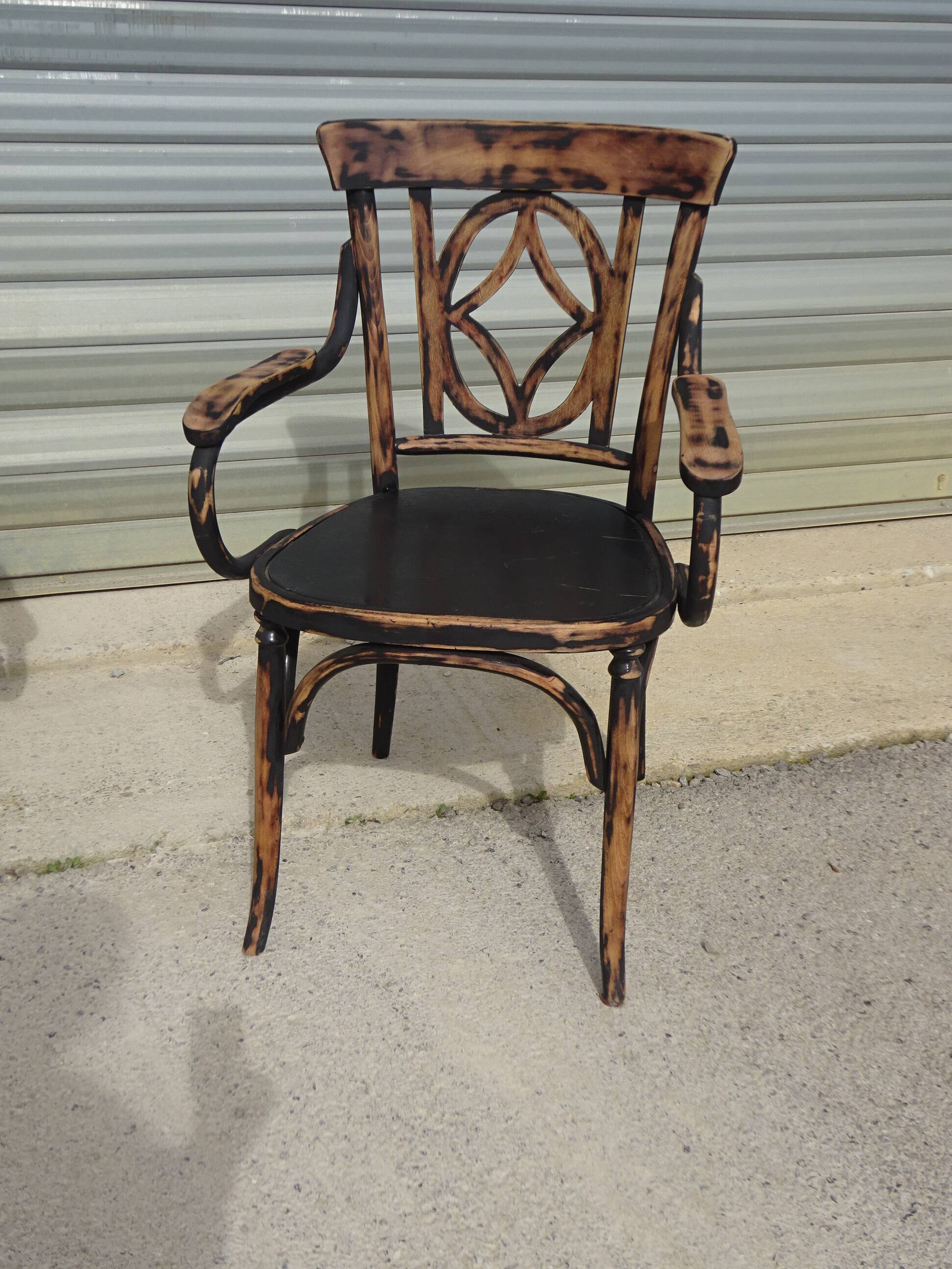 Baumann salon, armchair, bench and bistro chair