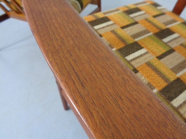 Danish Lounge Chair in Organic Teak by Hans Olsen, 1960s