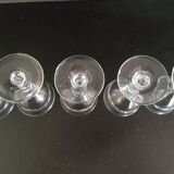 5 blown and chiseled former glasses