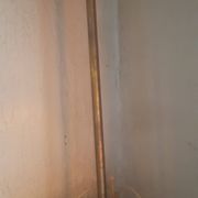 Lampe bateau bronze sur socle bois