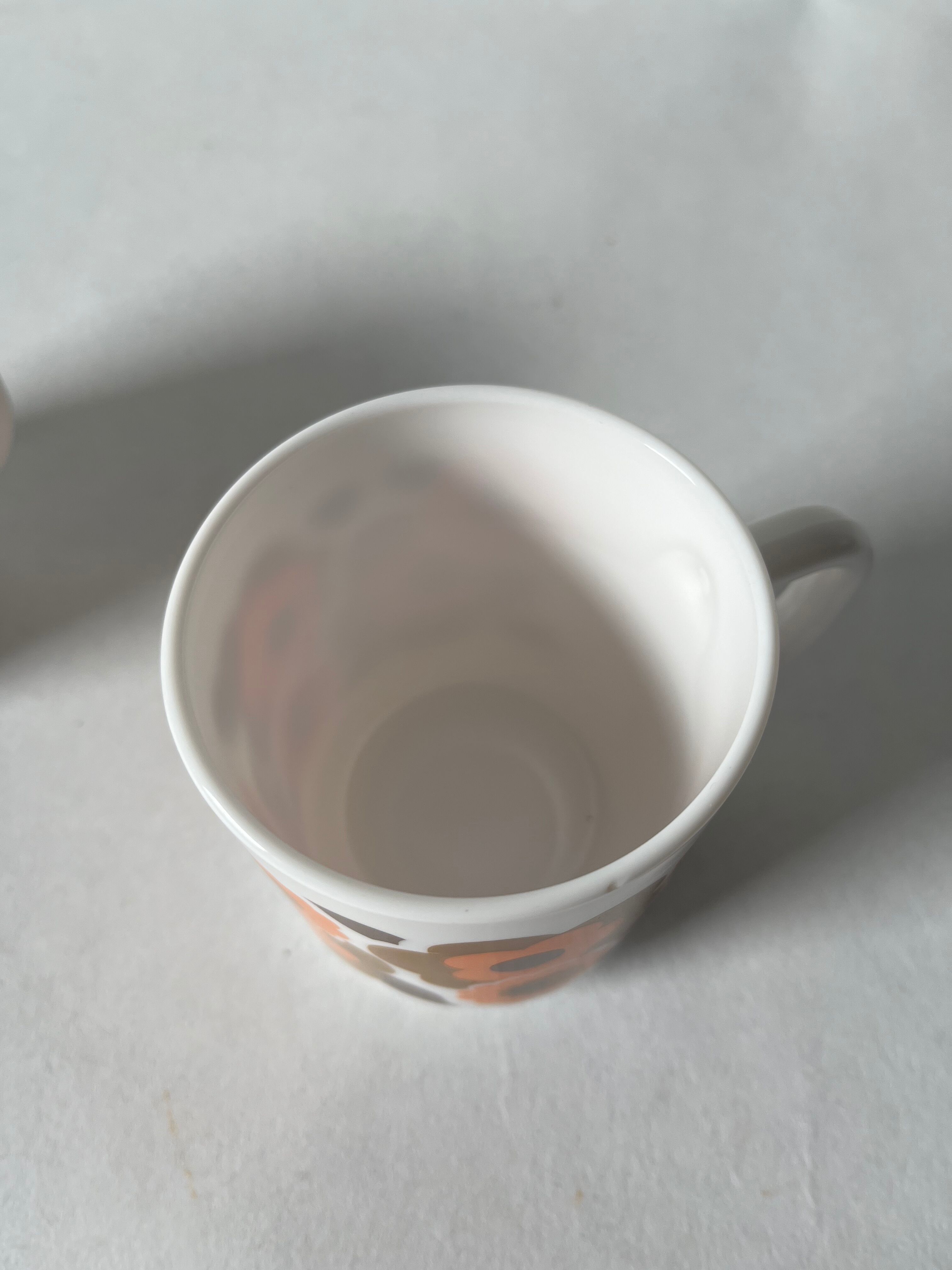 Mugs lotus Arcopal vintage