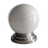 Glass/metal ceiling lamp