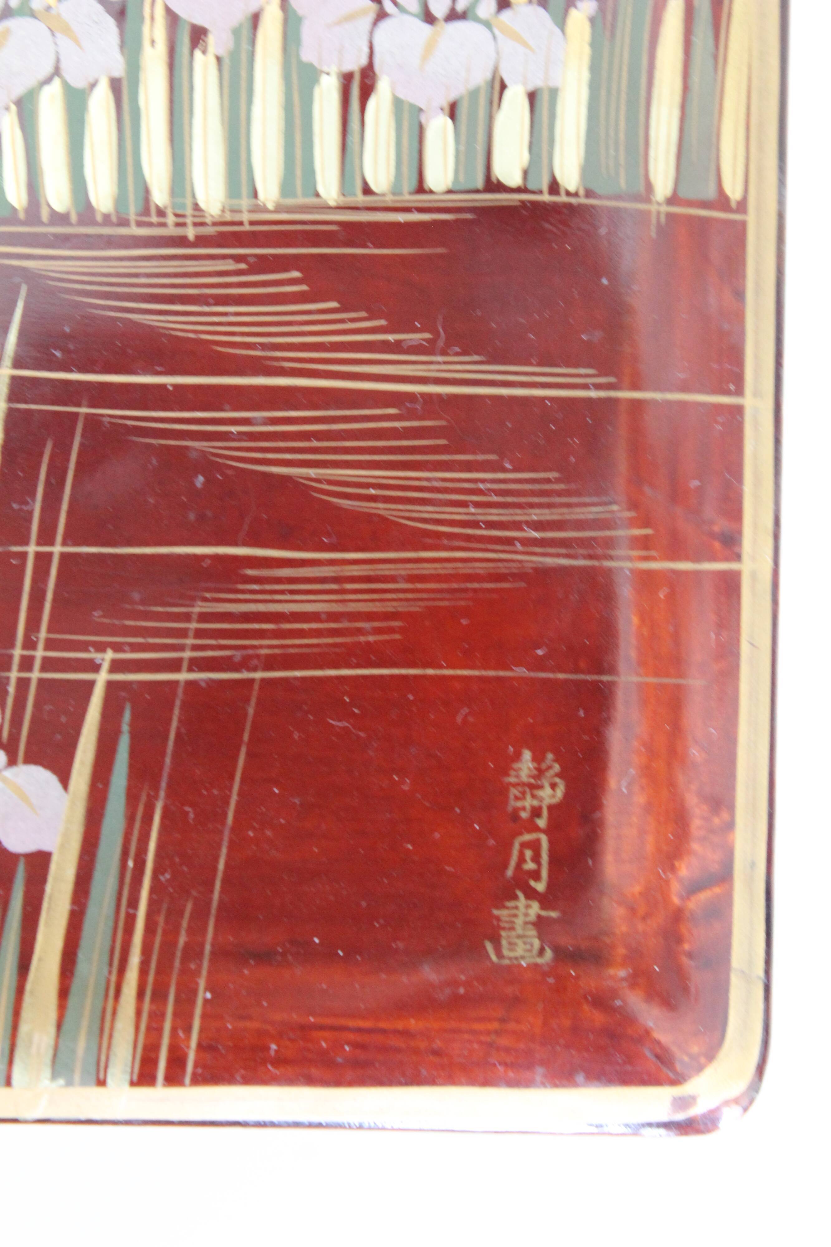 Boite à bijoux japonaise XIXe laque Hiramaki