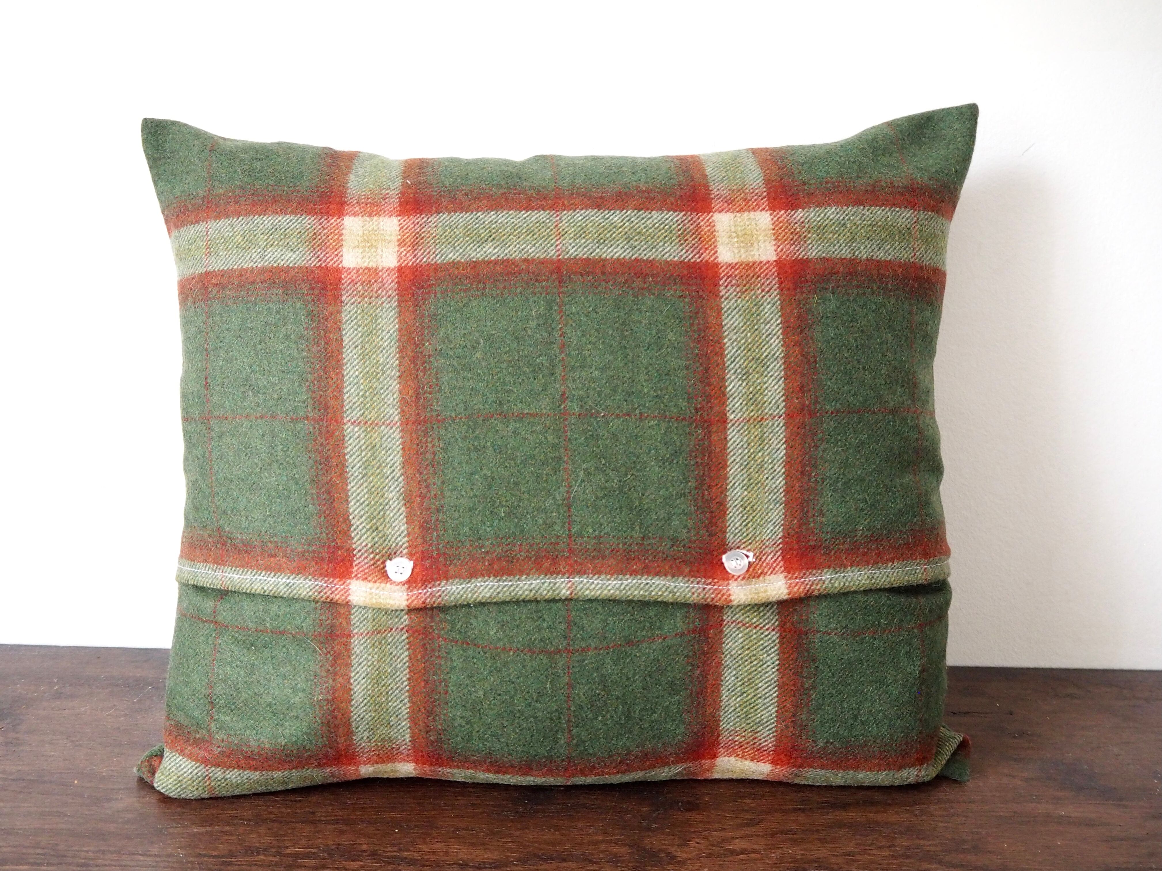 Tartan cushion cover