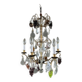 Crystal Chandelier with Tassels, Early 20th Century