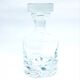 Heavy crystal carafe from Krosno, Poland.