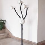 Space age lamp with 4 articulated spots, eyeball, sci-fi, 1970.