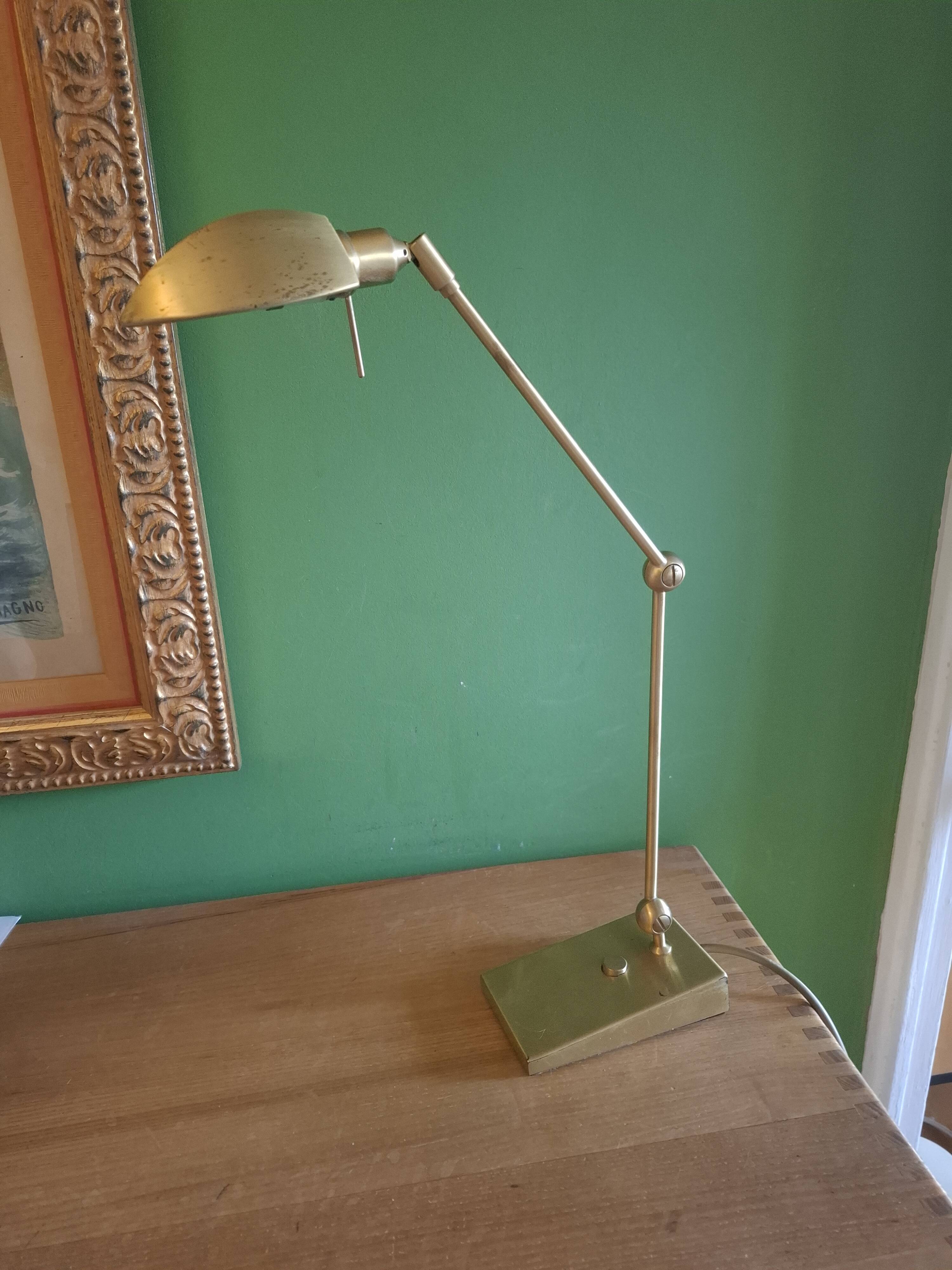 Lamp en laiton articulee holtkotter