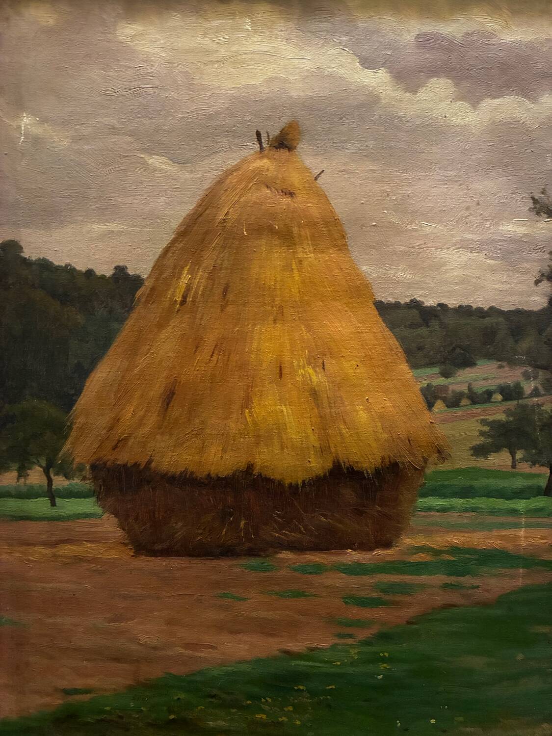 19th Century Countryside Landscape Signed