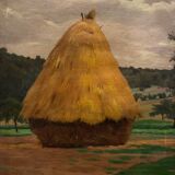 19th Century Countryside Landscape Signed