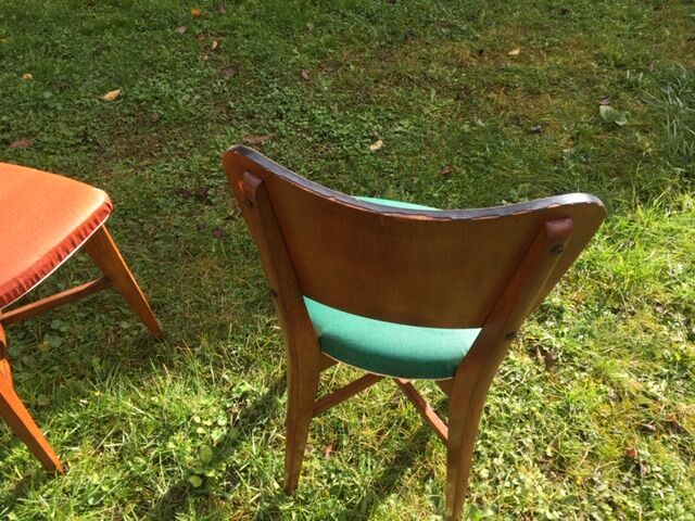 50s colored chairs