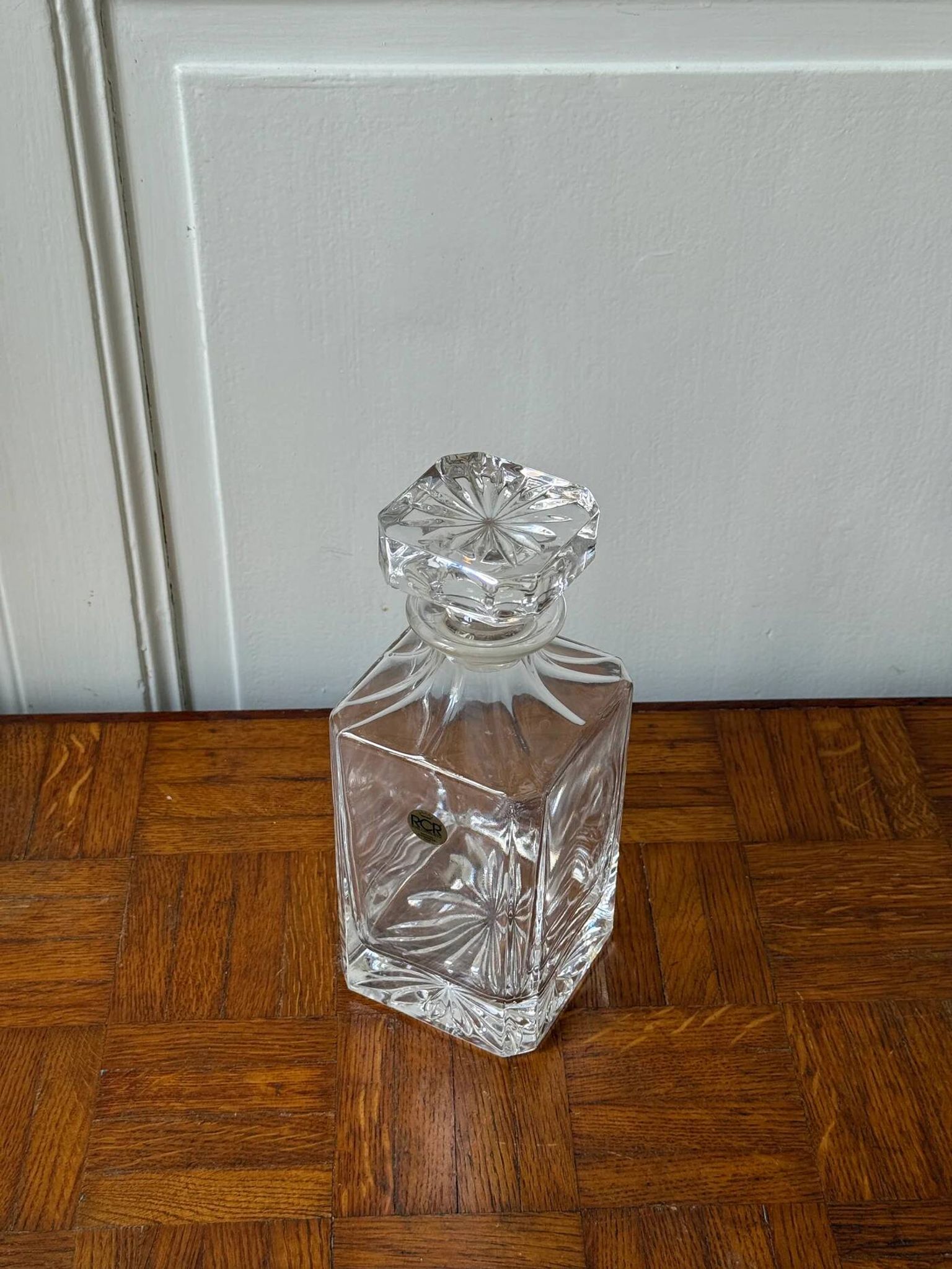 Crystal whisky decanter
