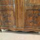 Regency-style wardrobe in walnut storage furniture 20th century