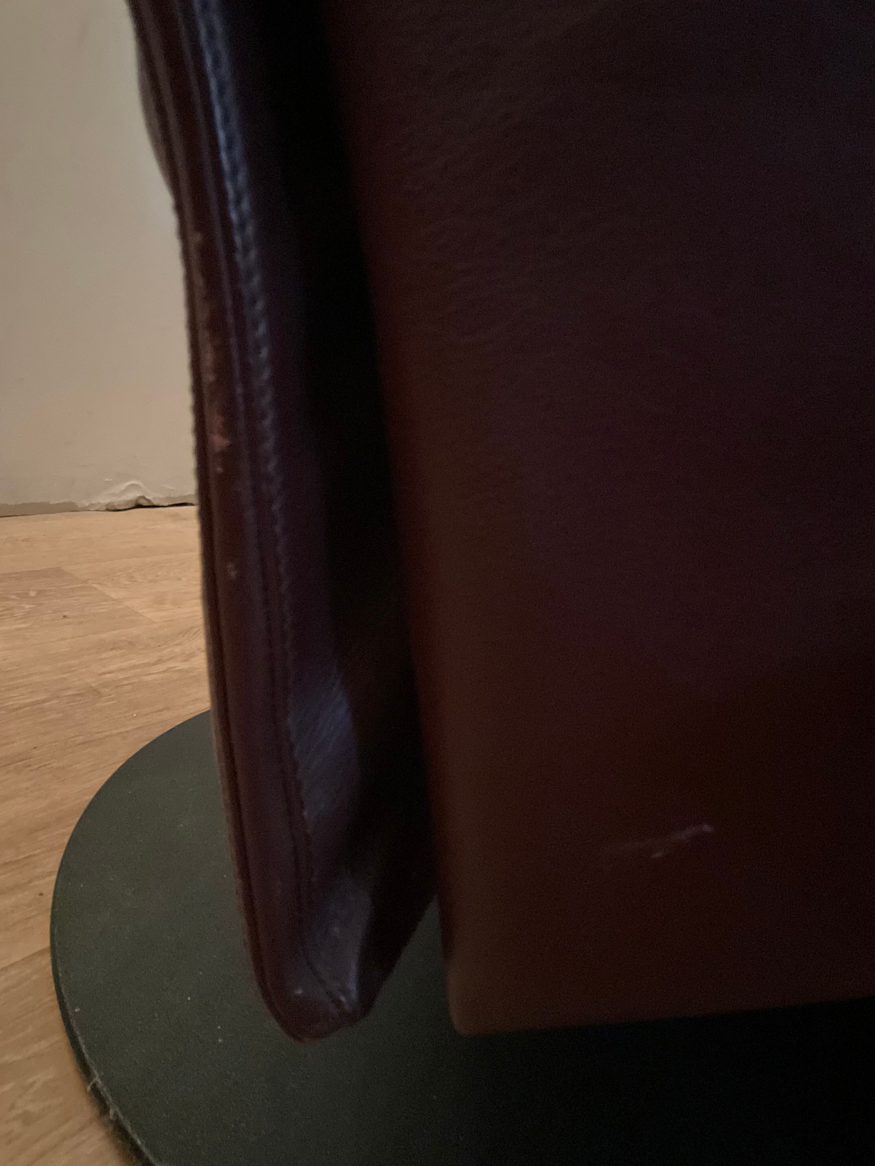 Fauteuil relax Jori des années 70 80 en cuir