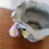 Small Ceramic Slip Pot Planter