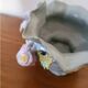 Petite Jardinière Cache Pot en céramique barbotine