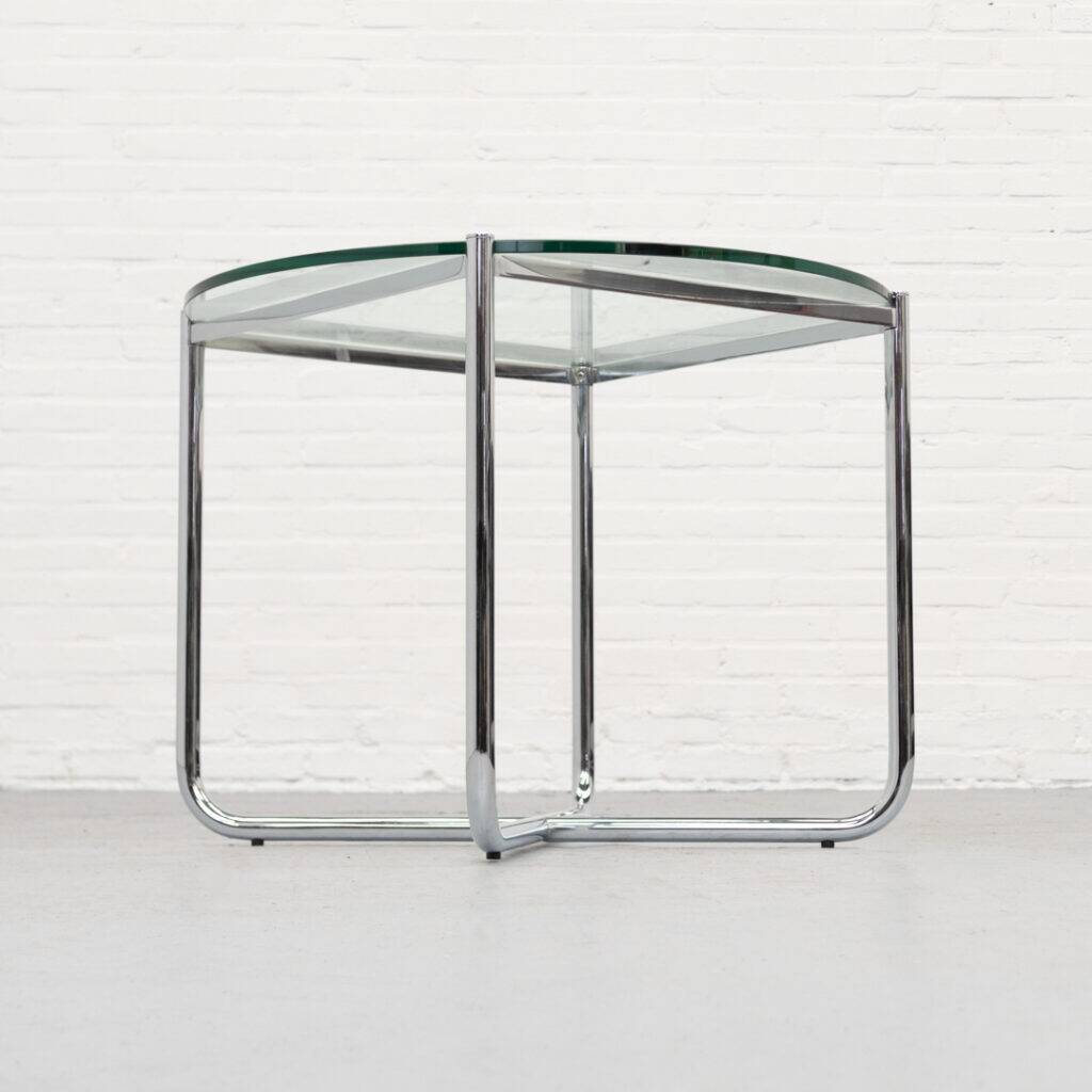 MR coffee table Mies van der Rohe for Knoll, 1980s