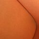 Paire de fauteuils orange 1970