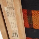 Pair of armchairs (TON) Thonet by Antonin Suman, orange pattern