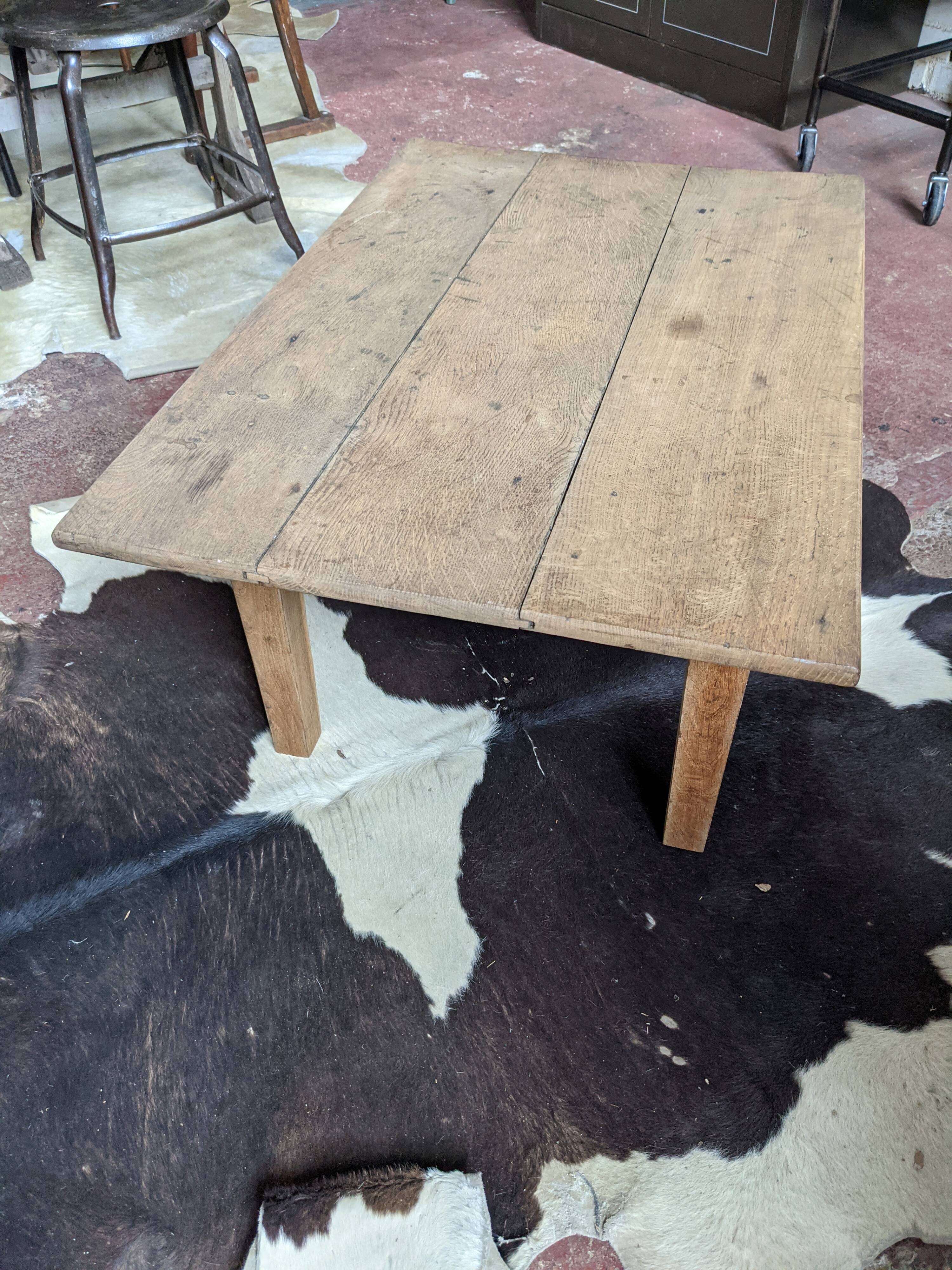 Oak coffee table
