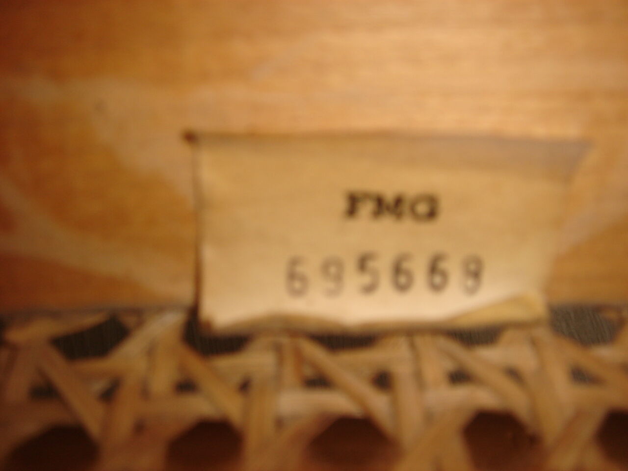 Rattan armchair Thonet end 19th century