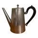 Cafetière Art Deco en métal argenté